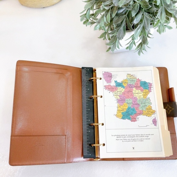 Very Rare💎 Authentic Louis Vuitton Agenda GM w/ inserts Monogram - Picture 9 of 16